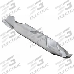 CLEVELAND Square End Mill: High Speed Steel, Double End, 2 Flute, 7/16" Mill Dia, 13/16" LOC (MPN C42069)