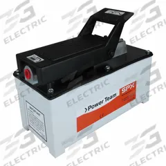 POWER TEAM Pnuematic Hydraulic Pump: 100 psi Max. Op Pressure, 105 cu in Reservoir Capacity, Foot (MPN PA6M). Key specifications — attr995446: Foot.