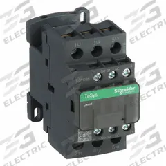 SCHNEIDER IEC Magnetic Contactor: Non-Reversing, 3 Poles, 3NO Contacts, 25 A, 208V AC Coil (MPN LC1D25LE7). Key specifications — Brand: SCHNEIDER; Integrated Surge Suppression: No.