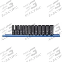 GEARWRENCH Socket Set: 3/8 in Drive Size, Small Set (0-50 pieces) Set Size, 13 Pieces, (13) 6-Point (MPN 84914N). Key specifications — attr1204251: GEARWRENCH; attr1215453: 3/8 in; attr1215454: 8 mm to 21 mm; attr1224229: Friction.