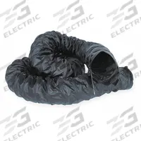 AIR SYSTEMS INTERNATIONAL Conductive Ventilation Kit: 8 in Dia, 6 ft Lg, Black, Vinyl Polyester (MPN SVH-CND86). Key specifications — Material: Vinyl Polyester; Standards: OSHA 1910.146; Color: Black; For Use With: Explosive or Potentially Explosive Environments; Includes: Cuff; Conductive Material Construction: Yes; Brand: AIR SYSTEMS INTERNATIONAL.