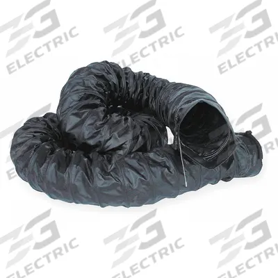 AIR SYSTEMS INTERNATIONAL Conductive Ventilation Kit: 8 in Dia, 6 ft Lg, Black - Ducts for Confined Spaces