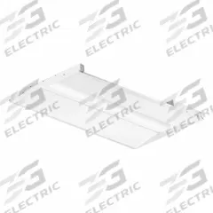 SYLVANIA Troffer Fixture: 4 ft Lg, 2 ft Wd, 3,000 lm_4,000 lm_4,875 lm_5,500 lm, 3500K, 44 W (MPN VOLUME6AS044UNHD8SC724UWH 1/CS 1/SKU). Key specifications — Voltage: 120V AC; Brand: SYLVANIA; LED Replacement For: 32W T8; Color Temperature: 3500K; Dimmable: Yes.