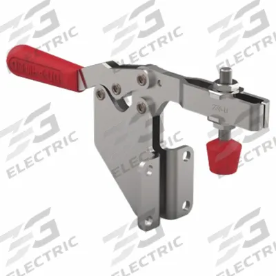 DE-STA-CO Hold-Down Clamp: Std Horizontal Handle, Front Base Mounting - Standard Toggle Clamps