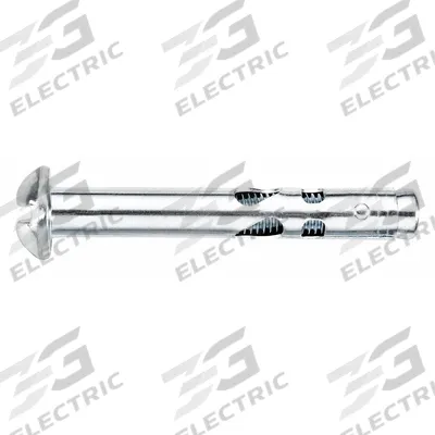 DEWALT Sleeve Anchor: 2 1/4 in Overall Lg, 1/4 in Dia, #10-24 Thread Size, Steel - Round-Head Sleeve Anchors