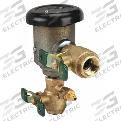 Watts Anti-Siphon Backflow Preventer: 1/2 LF 008PCQT-1/2", FNPT x FNPT, For Water Media - Lead-Free Pressure Vacuum Breakers