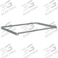 TENNSCO Shelf: 36 in x 30 in, 600 lb Load Capacity, Gray, Shelf (MPN ZAES-3630). Key specifications — Includes: (4) Beams; Shelf Configuration: Single Straight; Color: Gray; Frame Material: Steel; Brand: TENNSCO; Frame Finish: Zinc Plated; Product Type: Shelf.