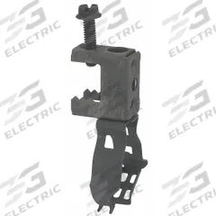 Beam Clamp with Conduit & Pipe Hanger: Steel, 1/2 in, 1/2 in to 3/4 in Trade Size (MPN BG-8-12-C2). Key specifications — Compatible Conduit Type: EMT; RMC; Nominal Conduit/Pipe/Threaded Rod: 1/2 in to 3/4 in; Beam Flange Thickness: 1/2 in; Material: Steel; Finish: Zinc Plated; For Use With: #10-24 Electrical Boxes; #10-24 Threaded Bridle Rings.