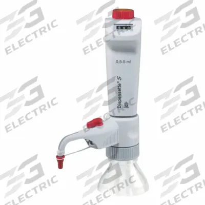 QORPAK Bottle Top Dispenser: 5 mL Volume Capacity - mL, 0.5 mL – 5 mL, Calibrated by User - Bottle Top Dispensers