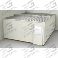 PORTA-FAB Modular In-Plant Office: 20 ft x 16 ft x 8 ft, 2 Walls, Steel-Covered Drywall, Beige (MPN GS1620-2). Key specifications — attr1283742: Beige; attr1283794: PORTA-FAB; attr1283748: STC 31; attr1283763: Steel.