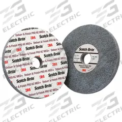 SCOTCH-BRITE Unitized Wheel: 6 in Dia x 1/2 in W, 1 in Arbor Hole, Ceramic, Medium, Medium (6) (MPN 7010310025). Key specifications — Series: DP-UW; Brand: SCOTCH-BRITE.
