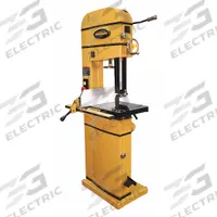 POWERMATIC Band Saw: Vertical, 230V AC, 14 1/2 in Throat Dp - Vertical, 3,100 SFPM, 1 Phase (MPN 1791500). Key specifications — attr313141: 3,100 SFPM; attr313142: 10° Left to 45° Right; attr313144: 1; attr313145: Vertical; attr325087: POWERMATIC.