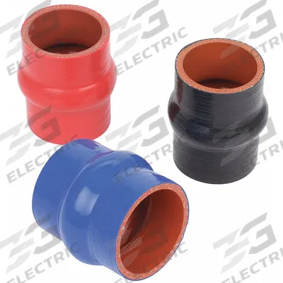 FLEXTECH Hump Hose: 3 1/2 in Hose Inside Dia., 3 in Hose Lg, Blue, Silicone - Silicone SAE J20 Hump Hose Couplers for Heater Hoses