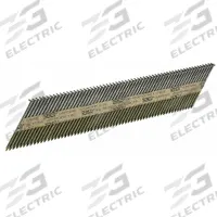 SENCO Framing Nails,3" L,Plain,PK2500: Framing Nails, Clipped, Smooth, 3 in Overall Lg, 2,500 PK (MPN HC27APBX). Key specifications — Point Type: Diamond; Brand: SENCO.