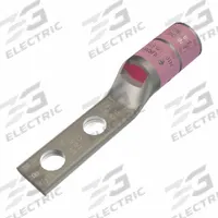 Compression Lug: For 1/0 AWG, Stranded Wire, 1/4 in Stud Size, Std, Copper Barrel (MPN YA25L2NT14). Key specifications — Inspection Hole: Yes; For Wire Type: Stranded; For Wire Sizes: 1/0 AWG; Brand: BURNDY; Manufacturer Part Number: YA25L2NT14.