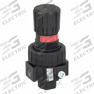 Parker Compressed Air Regulator: Zinc, 3/8 in NPT, 60 cfm, 2 psi to 125 psi - Parker FRL Air Regulators
