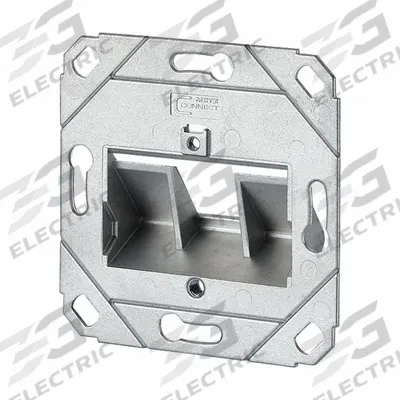 METZ CONNECT Wall Outlet: UP0, GD-Zn (Zinc Die-Cast), Individual Keystone Modules - Voice & Data Housings, Panels & Connector Components