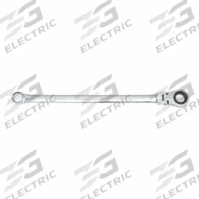 GEARWRENCH Box End Wrench: Steel, Chrome, 24 mm Head Size, 19 1/4 in Overall Lg - Metric, Double End, 12-Point, Ratcheting Box End Wrenches