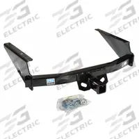REESE Trailer Hitch: III, 5,000 lb Gross Trailer Wt Capacity, 5,000 lb Gross Vehicle Wt Capacity (MPN 75065). Key specifications — Finish: Powder Coated; Material: Steel; Installation Location: Back of Vehicle; Vehicle Make: Ford; Vehicle Model: F-250; Drilling Required: No; Brand: REESE.