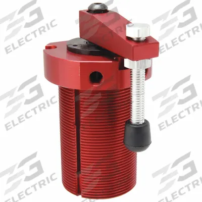 DE-STA-CO Pneumatic Swing and Toggle Clamp: 67 lbf Capacity, RH Swing - Threaded-Body Air-Powered Swing Clamps