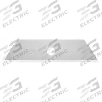 OLFA Utility Blade: 2 27/32 in Blade Lg, 3/4 in Blade Wd, 0.023 in Blade Thick, Steel, 50 PK (MPN SKB-2/50B). Key specifications — attr307708: 4ETV7; attr307711: Steel; attr307707: No; attr324888: OLFA.