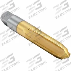 WIDIA GTD Straight Flute Tap: 3/8"-16 UNC, H3, 3 Flute, Plug Chamfer, TiN Coated High Speed Steel (MPN 15464)