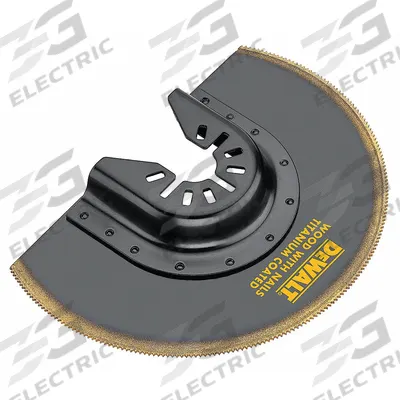 DEWALT Oscillating Tool Blade: 4 in Blade Wd, 4 5/8 in Overall Lg, Flush Cutting - Open-Back Universal OIS Mounted Blades