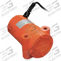 VIBCO Electric Vibrator: DC Series, 400 lbf, 12V DC, 22/11 A, 7,000 vpm, 4,000 lb Bin Wt Capacity (MPN DC-450T). Key specifications — attr661947: 22/11 A; attr661979: 75 dBA; attr661970: 12V DC.