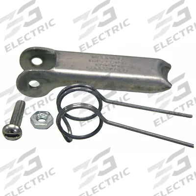 LIFT-ALL Spring Latch: Spring, Stainless Steel, Plain, Silver - Latches for Hooks