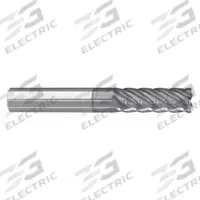 APPROVED VENDOR Corner Radius End Mill: Carbide, nACRo Coated, 6 Flute, 5/8" Mill Dia, 3-1/4" LOC (MPN 292-501223)