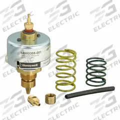 HONEYWELL Rebuild Kit: 14003299-001/U Mfr Part #. Key specifications — Compatible Manufacturer Part Number: VP525A; Product Type: Rebuild Kit; Manufacturer Part Number: 14003299-001/U.