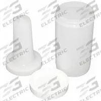 CARLISLE Container with Pourer: Red, Polyethylene, 13 1/8 in Overall Ht, 3 1/2 in Overall Dia (MPN PS601N05). Key specifications — Material: Polyethylene; Color: Red; Brand: CARLISLE; Includes: Necks.