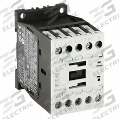 EATON IEC Magnetic Contactor: Non-Reversing, 3 Poles, 3NO Contacts, 9 A, 24V DC Coil (MPN XTCE009B01TD). Key specifications — Brand: EATON; Integrated Surge Suppression: Yes.