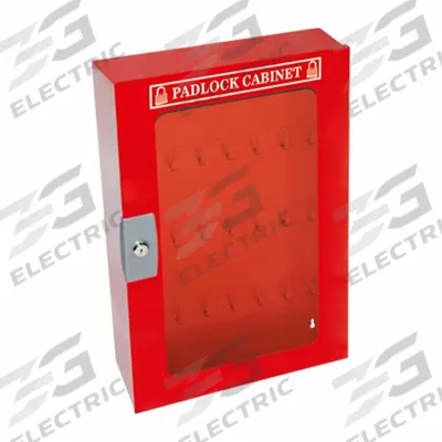 ZING Lockout Padlock Cabinet: Padlock Station, No Padlocks, Powder Coated - Unfilled Lockout Stations