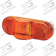 MAXXIMA Side Turn/Side Marker: LED, Turn Signal Light, Amber, Oval, 2 13/16 in Overall Ht, Grommet (MPN M63121Y). Key specifications — Standards: SAE J2039; Electrical Connection: PL-3 Connector; Brand: MAXXIMA; Installation Type: Permanent; Lens Color: Amber; Mount Type: Grommet; Lighting Technology: LED; Light Type: Turn Signal Light.