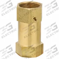 CONRADER Check Valve: In Line, Brass, 1 1/2 in (F)NPT, 1 1/2 in (F)NPT, 500 psi Max. Pressure (MPN CLB112112-HF-FS). Key specifications — attr291949: 1-1/2 in (F)NPT; attr291950: 1-1/2 in (F)NPT; attr291957: Brass; attr294749: CONRADER.