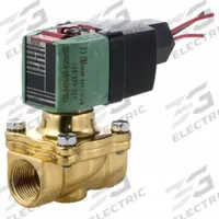 REDHAT Solenoid Valve: 2-Way, Normally Open, 1/2 in Pipe Size, 100 to 240V AC/DC, Watertight (MPN 8210P034LF 100-240). Key specifications — attr985516: 1/2 in; attr985521: 100 to 240V AC/DC; attr985484: REDHAT; attr985485: Watertight.