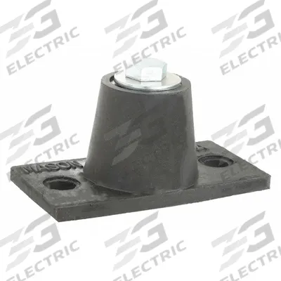 MASON Floor-Mount Vibration Isolator: Neoprene, 75 lb Capacity, 1 1/2 in Ht, 1 5/8 in Wd - Elastomer-Style Floor-Mount Vibration Isolators