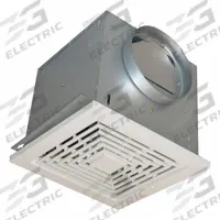 Exhaust Fan: Ceiling, 320 cfm Max, 2.9 sones, Variable Speed, Round Duct (MPN CBF300). Key specifications — Brand: CANARM; Nameplate Voltage: 115V AC; Sensor Type: None; Duct Shape: Round; Heater: Without Heater; Includes: Backdraft Damper; Mounting Location: Ceiling; Number of Speeds: Variable.