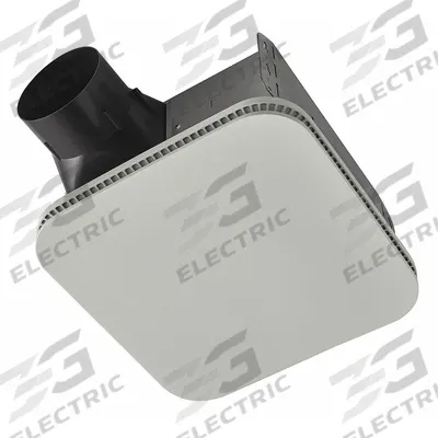 BROAN Bathroom Exhaust Fan: Ceiling, 80 cfm Max, 0.7 sones, 1 Speed - Standard Bathroom Exhaust Fans