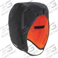 N-FERNO BY ERGODYNE Hard Hat Liner: Cotton, Ears/Head, Hook-and-Loop, Black, Universal, Medium Duty (MPN 6850). Key specifications — Adjustment Type: Hook-and-Loop; Compatible with Grainger Part Number: 35YY87; Attachment Type: Hook-and-Loop; Compatible with Series: N-Ferno; Includes: Liner only; Cooling: No; Compatible with Manufacturer Model Number: 6870; Closure Type: Hook-and-Loop.