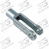 AZTEC Yoke End: Steel, Clear Zinc Plated, 5/16"-24 Tap Size, Right Hand, 1/2 in Body Wd (MPN YK56-24-ZP). Key specifications — attr446315: AZTEC; attr1109956: Right Hand.