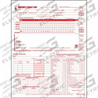 JJ KELLER Drivers Daily 5 In 1 Logbook: Driver's Daily 5-in-1 Log Book, Carbonless - Combination Logbooks