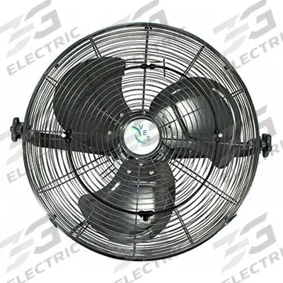 VES-ARTEX Mounted Fan: 18 in Blade Dia, 120V AC, 1/10 hp Motor HP, Wall Mount - Standard Industrial Wall-Mount Fans