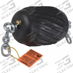 CHERNE Cleaning Ball: For 6 in – 10 in Pipe, Swivel Loop Tether, Textured Body Surface (MPN 254207). Key specifications — Plug Seal Material: Natural Rubber; Body Type: Textured Body.