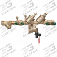 WATTS Reduced Pressure Zone Assembly: LF919, With Flood Detection Sensor & Strainer, FNPT, Polymer (MPN 1-1/4 LF919-QT-S-FS). Key specifications — Seat Material: Polymer; Shut-Off Valve Type: Ball Valve; Connection Type: FNPT.