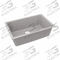 ELKAY Sink: 29 1/2 in Overall Lg, 18 3/4 in Overall Wd, 9 1/2 in Bowl Dp, 27 in Bowl Lg, 1 Bowls (MPN ELGRU13022GS0). Key specifications — Brand: ELKAY; Color Family: Silver/Gray.