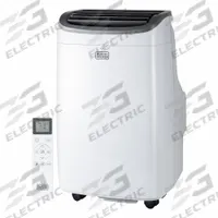 BLACK & DECKER Portable Air Conditioner: 10,000 BTU, 120V AC, Cooling/Heating (MPN BPACT10WT). Key specifications — Brand: BLACK & DECKER; Voltage: 120V AC; Includes Air Filter: Air Filter Included.