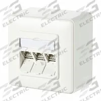 METZ CONNECT Wall Outlet: AP, GD-Zn (Zinc Die-Cast), IDC Connection x RJ45, 180° Mounting Angle (MPN 130B11D30002-E). Key specifications — Housing Material: GD-Zn (Zinc Die-Cast); Mounting Type: AP; Product Type: Wall Outlet; Connector Color: White; Connection Type: IDC Connection x RJ45.