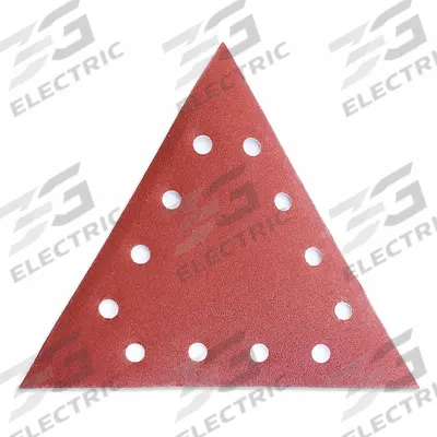 BN PRODUCTS USA Drywall Sanding Triangle: Triangle, 7 in, Hook and Loop, Cloth Backing - Abrasives for Drywall Sanders